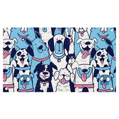 Dogs-seamless-pattern Banner And Sign 7  X 4 