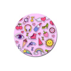 Fashion-patch-set Magnet 3  (round) by Wegoenart