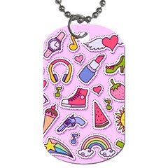 Fashion-patch-set Dog Tag (one Side) by Wegoenart