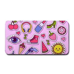 Fashion-patch-set Medium Bar Mat by Wegoenart