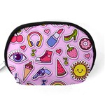 Fashion-patch-set Accessory Pouch (Medium) Back