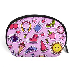 Fashion-patch-set Accessory Pouch (large) by Wegoenart