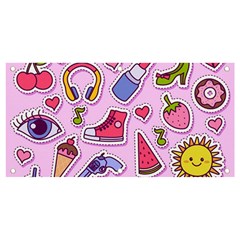 Fashion-patch-set Banner And Sign 4  X 2 