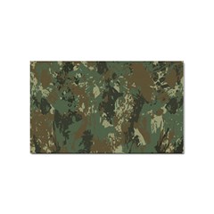 Camouflage-splatters-background Sticker (rectangular) by Wegoenart