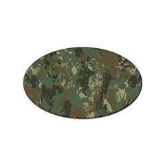 Camouflage-splatters-background Sticker Oval (10 Pack) by Wegoenart