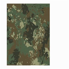 Camouflage-splatters-background Small Garden Flag (two Sides) by Wegoenart