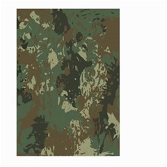 Camouflage-splatters-background Large Garden Flag (two Sides) by Wegoenart