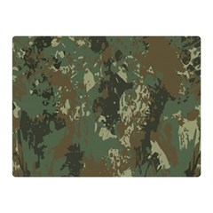 Camouflage-splatters-background Double Sided Flano Blanket (mini)  by Wegoenart