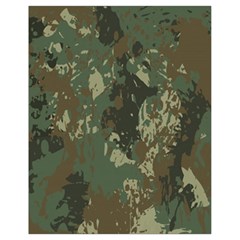 Camouflage-splatters-background Drawstring Bag (small) by Wegoenart