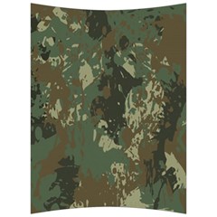 Camouflage-splatters-background Back Support Cushion by Wegoenart