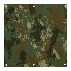 Camouflage-splatters-background Banner And Sign 3  X 3 