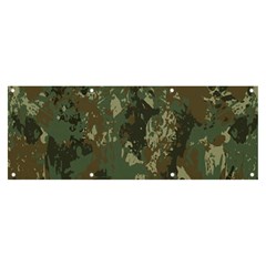 Camouflage-splatters-background Banner And Sign 8  X 3 