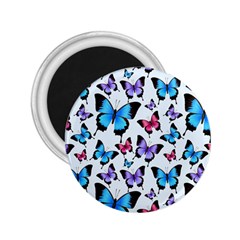 Decorative-festive-trendy-colorful-butterflies-seamless-pattern-vector-illustration 2 25  Magnets by Wegoenart