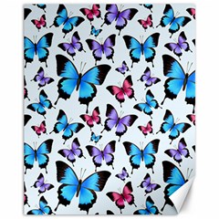 Decorative-festive-trendy-colorful-butterflies-seamless-pattern-vector-illustration Canvas 11  X 14 