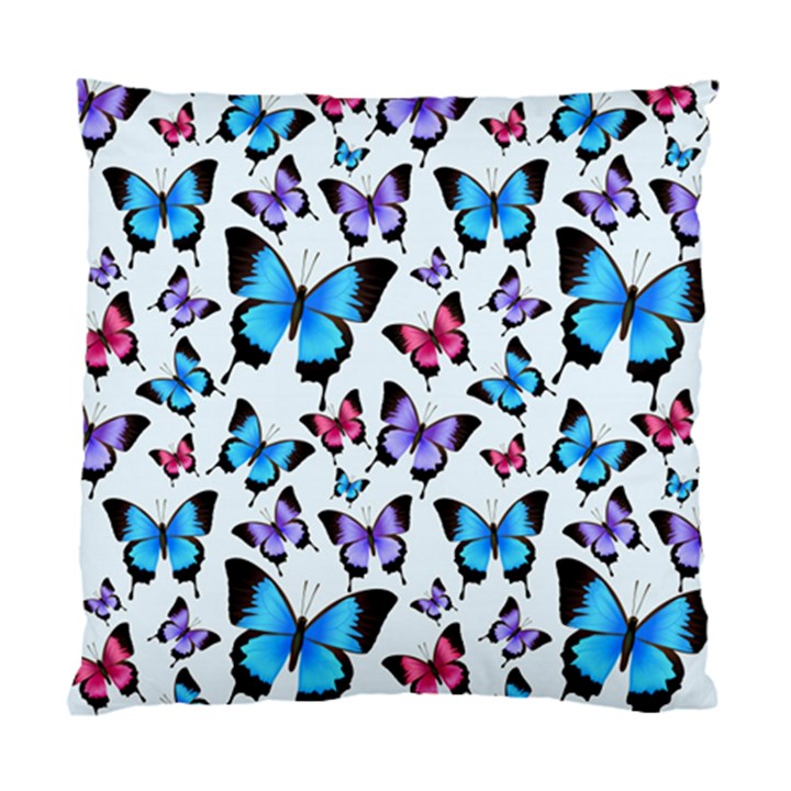 Decorative-festive-trendy-colorful-butterflies-seamless-pattern-vector-illustration Standard Cushion Case (Two Sides)