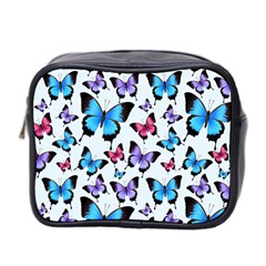 Decorative-festive-trendy-colorful-butterflies-seamless-pattern-vector-illustration Mini Toiletries Bag (two Sides) by Wegoenart