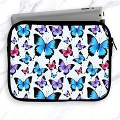 Decorative-festive-trendy-colorful-butterflies-seamless-pattern-vector-illustration Apple Ipad 2/3/4 Zipper Cases by Wegoenart