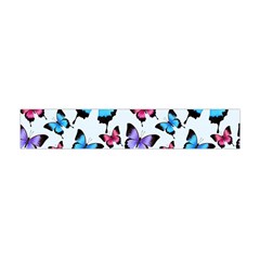 Decorative-festive-trendy-colorful-butterflies-seamless-pattern-vector-illustration Flano Scarf (mini)