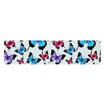 Decorative-festive-trendy-colorful-butterflies-seamless-pattern-vector-illustration Banner and Sign 4  x 1  Front