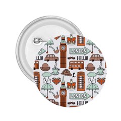 Seamless-pattern-with-london-elements-landmarks 2 25  Buttons by Wegoenart