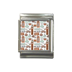 Seamless-pattern-with-london-elements-landmarks Italian Charm (13mm)