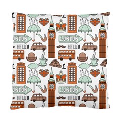 Seamless-pattern-with-london-elements-landmarks Standard Cushion Case (two Sides)