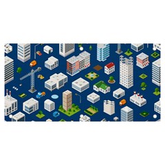 Isometric-seamless-pattern-megapolis Banner And Sign 6  X 3 