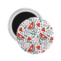 Seamless-vector-pattern-with-watermelons-mint 2 25  Magnets by Wegoenart