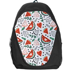 Seamless-vector-pattern-with-watermelons-mint Backpack Bag by Wegoenart