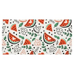 Seamless-vector-pattern-with-watermelons-mint Banner And Sign 6  X 3 