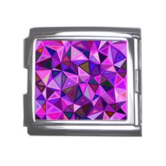 Triangular-shapes-background Mega Link Italian Charm (18mm)