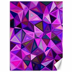 Triangular-shapes-background Canvas 36  X 48  by Wegoenart