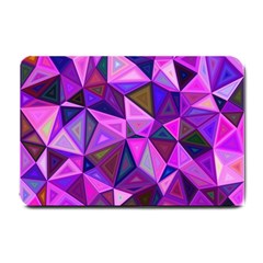 Triangular-shapes-background Small Doormat by Wegoenart