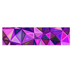 Triangular-shapes-background Oblong Satin Scarf (16  X 60 ) by Wegoenart