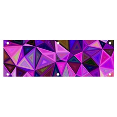 Triangular-shapes-background Banner And Sign 6  X 2  by Wegoenart