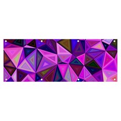 Triangular-shapes-background Banner And Sign 8  X 3 