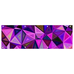 Triangular-shapes-background Banner And Sign 9  X 3 