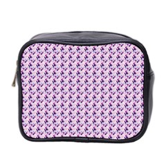 Purple Design Mini Toiletries Bag (two Sides) by designsbymallika