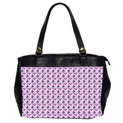 Purple Design Oversize Office Handbag (2 Sides) by designsbymallika