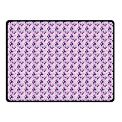 Purple Design Fleece Blanket (small) by designsbymallika