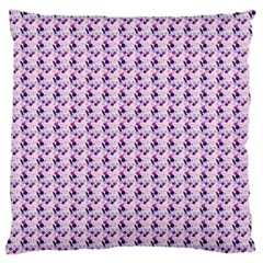 Purple Design Large Cushion Case (one Side) by designsbymallika