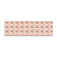 Orange Pattern Sticker (bumper) by designsbymallika