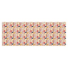 Orange Pattern Banner And Sign 8  X 3  by designsbymallika