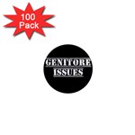 Genitore Issues  1  Mini Magnets (100 pack)  Front