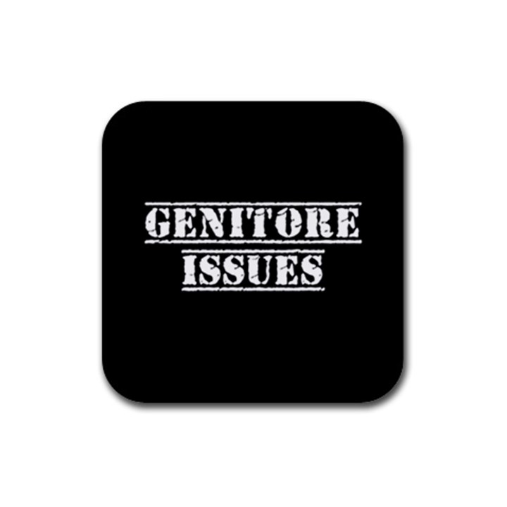 Genitore Issues  Rubber Coaster (Square)