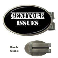 Genitore Issues  Money Clips (oval)  by ConteMonfrey