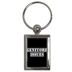 Genitore Issues  Key Chain (rectangle) by ConteMonfrey