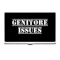 Genitore Issues  Business Card Holder by ConteMonfrey