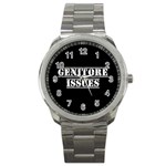 Genitore Issues  Sport Metal Watch Front