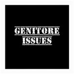 Genitore Issues  Medium Glasses Cloth (2 Sides) Back